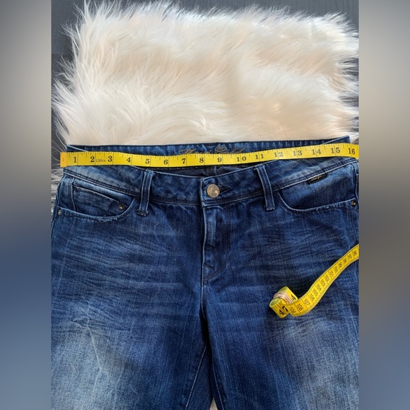 Mavi Gold Blue Straight Leg Jeans with Classic Fading - Picture 3 of 7